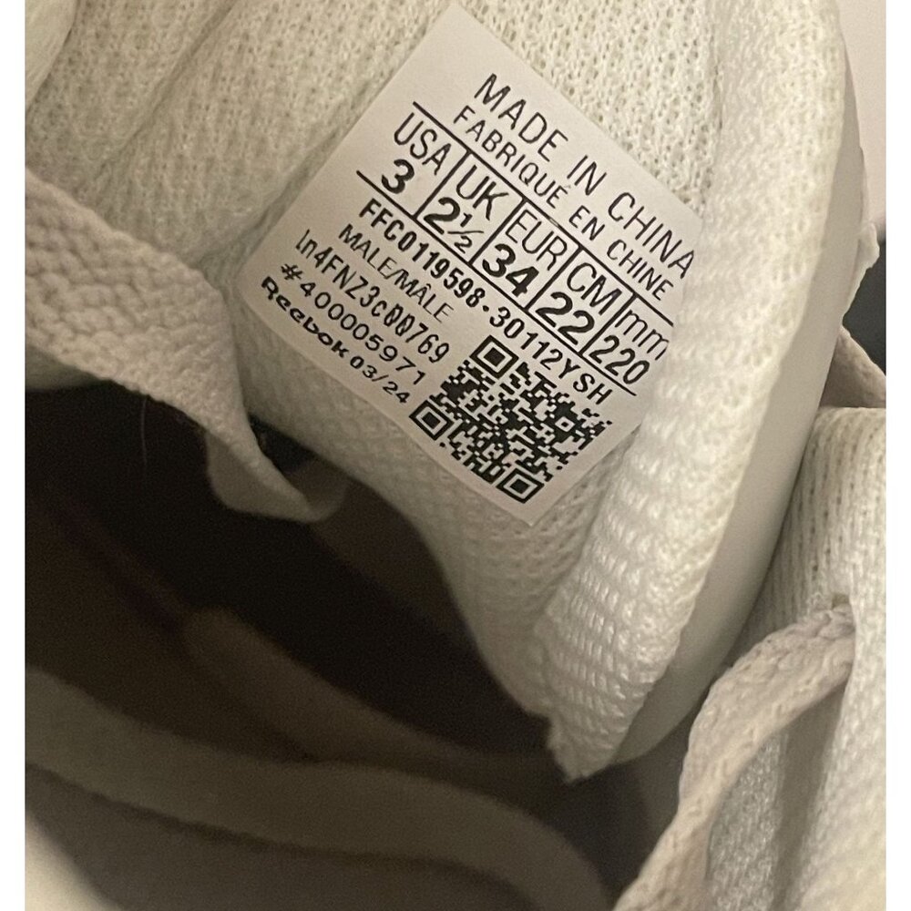 Reebok Royal Classic Jogger 2.0 Gray Youth Size US 3 Sneakers - Picture 8 of 8